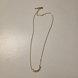 Stella & Dot Gold Minimalist Necklace